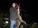 Brad with large buck wallaby