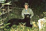 1993 Mn bear (Dressed out at 150lbs). I swore this bear was 250lbs plus when he came In to the bait, my emotions kicked my ass that evening!! That's...