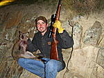 Brad from Texas - Night shooting Wallabys off the back of the truck. Feb 2009