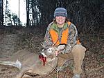 Sister's first whitetail buck, .243 Win