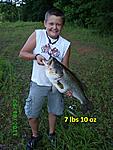 Took my nephew bass fishing and put him on this big girl.