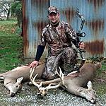 I shot these two on the 27th & 28th of Oct. I found the scull while tracking my second doe. It is a 13 pointer