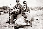 Nepal late King and Queen with Rhino