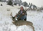 Whitetail Deer 
DIY, SW Montana 
.257 Ackley, 115 Gr Nosler Ballistic Tip