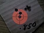 22 250 200 yards 6 shots .850"