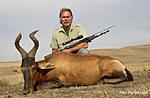 Red Hartebeest 
Free State, South Africa 
7mm Rem mag, 160 gr Nosler Accubond