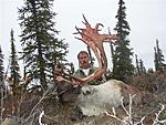 Central Canadian Barren Ground Caribou 
Inuvik, Northwest Territories, Canada 
7mm Rem mag, 160 gr Nosler Accubond