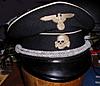 For Sale: Original German WW2 Waffen SS (Allgemeine SS) Officer Visor Hat-67.jpg