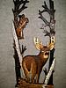 Bowhunter &amp; Whitetail Buck Relief Wood Carving - &quot;Moment of Truth&quot;-100_5892.jpg
