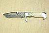 New Damascus handmade tanto blade knife-tanto.jpg