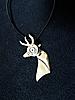 Old Shells turned into Wearable Trophies-buck-necklace-profile-springfield-30-06.jpg