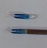 Glue on 11/32&quot; Az. Nocks Blue &amp; Ruby Red-nock1132blu.jpg