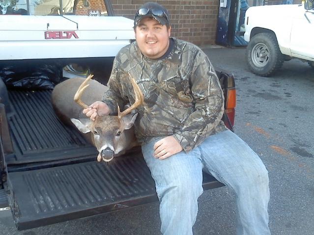 Name:  me and my 8 pointer at tag in..jpg
Views: 113
Size:  52.9 KB