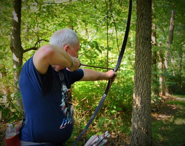 pa127  NFAA 5 day outdoor field championships in Pa. July 2015.  I shot in the Longbow Division, wood arrows required.