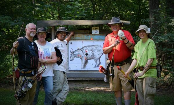 nat215.  On the 5th day of the Nationals (2015) we shot a 28 target Animal round & when finished I discovered I had established a NEW all time score in m Division. (Longbow & wood arrows required). 3 of the archers I shot with from Fl., Wa., & N.J.. I also shot with people from N.H..