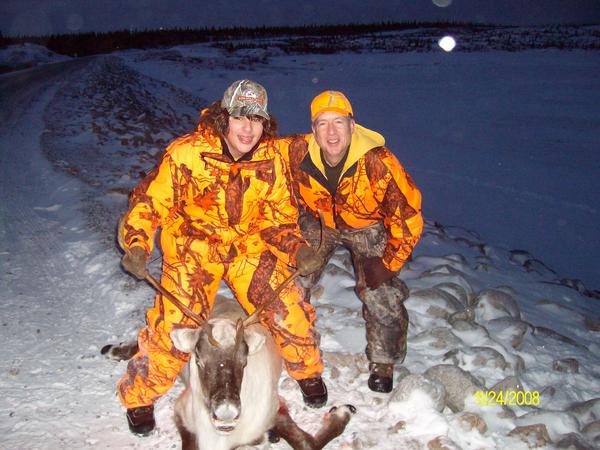 Collin, Mike caribou camp 2008