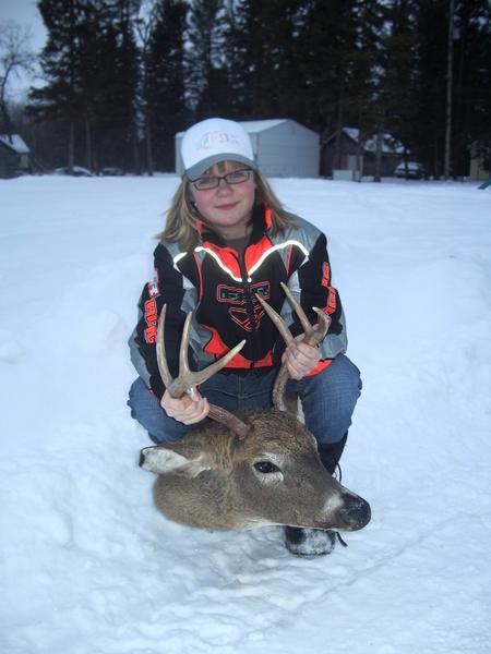 My first buck ever, shot November 21st, 2006.