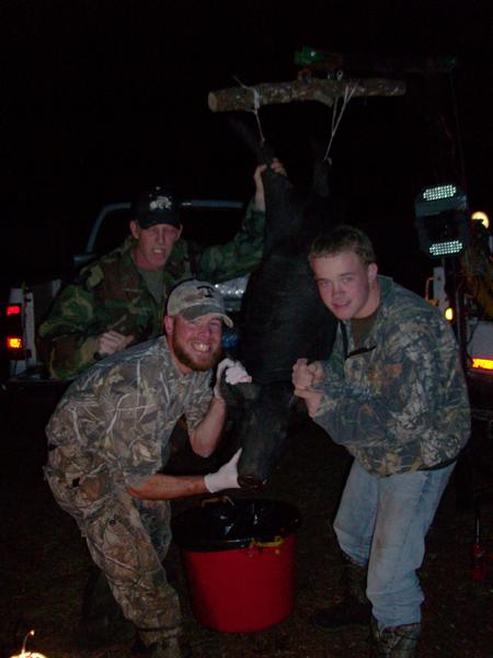 Us with my fourth hog outta Green swamp 2011-2012 General gun
