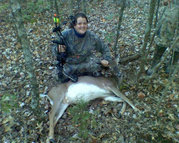my wifes first bow kill