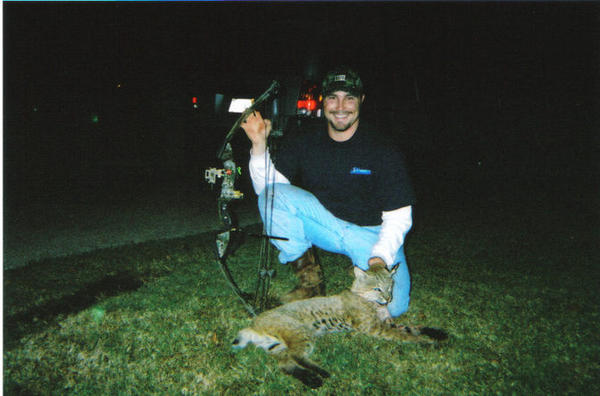 Bobcat I shot with a bow in 2004