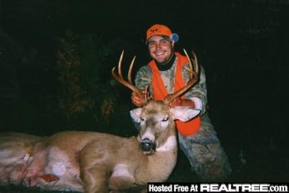 First buck I shot with the muzzleloader in 2001